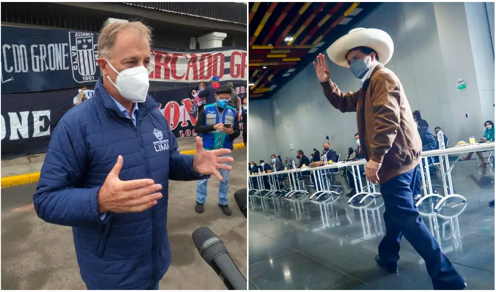 Jorge Muñoz no fue invitado a la reunión de Pedro Castillo con la Asamblea Nacional de Gobiernos Regionales (ANGR). Foto: Composición/La República/Presidencia Perú Jorge Muñoz no fue invitado a la reunión de Pedro Castillo con la Asamblea Nacional de Gobiernos Regionales (ANGR). Foto: Composición/La República/Presidencia Perú