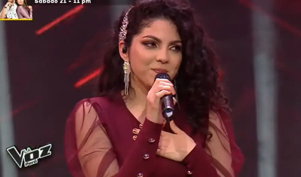 Oriana Montero se perfilaba como una de las favoritas en La voz Perú. Foto: captura Latina Oriana Montero se perfilaba como una de las favoritas en La voz Perú. Foto: captura Latina