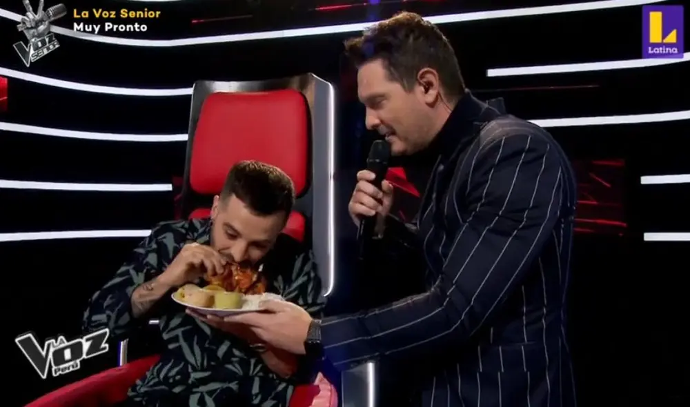 Cristian Rivero le invitó al cantante colombiano un plato tradicional peruano. Foto: Captura / Latina Cristian Rivero le invitó al cantante colombiano un plato tradicional peruano. Foto: Captura / Latina