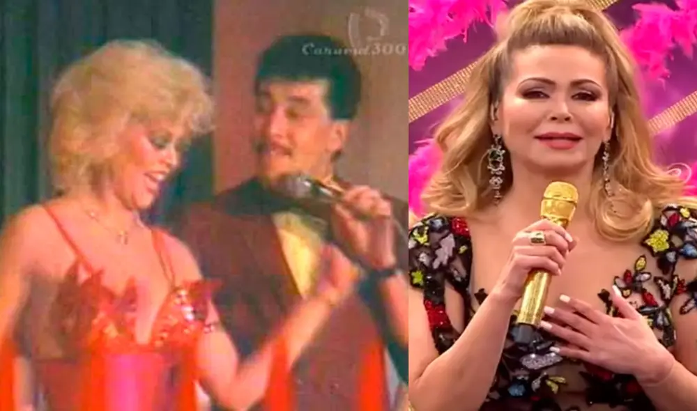 Gisela Valcárcel se animó a colocarse plumas para bailar y cantar al ritmo de “Tu cuerpo es una máquina”. Foto: captura de América TV Gisela Valcárcel se animó a colocarse plumas para bailar y cantar al ritmo de “Tu cuerpo es una máquina”. Foto: captura de América TV