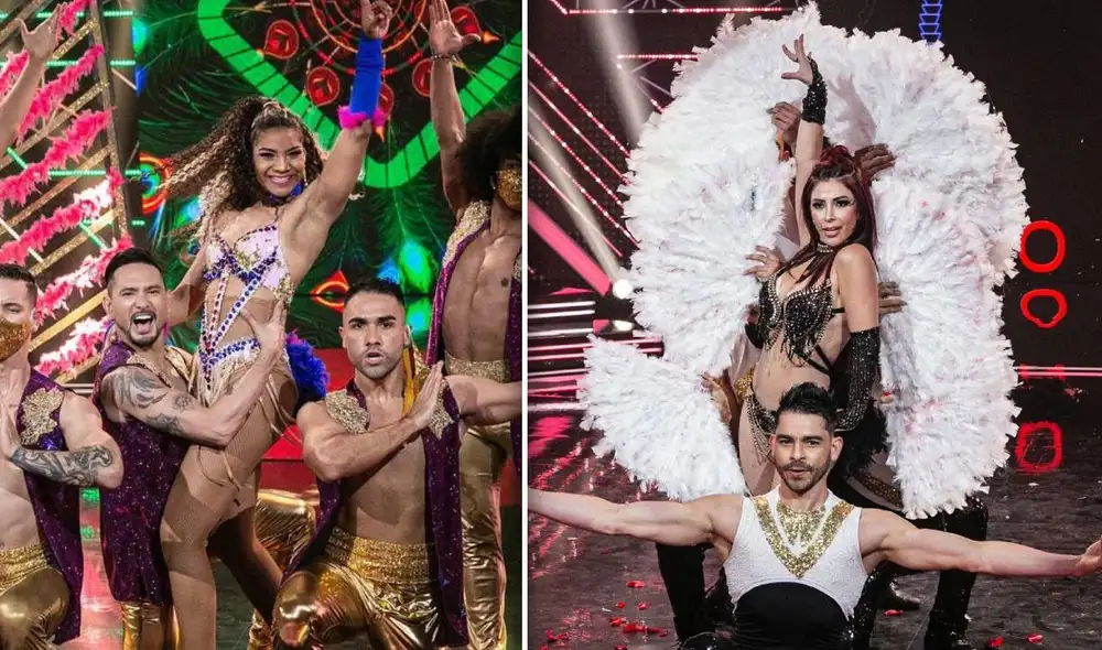 Milena Zárate bailó un mix de Gloria Estefan, mientras que Carla Rueda una lambada. Foto: Reinas del show - Instagram