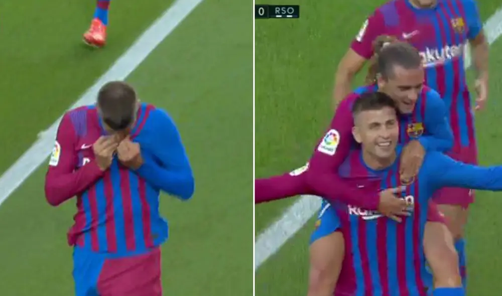 Piqué se redujo el sueldo para permitir que Barcelona inscribiera a sus fichajes. Foto: captura de video/DirecTV Sports Piqué se redujo el sueldo para permitir que Barcelona inscribiera a sus fichajes. Foto: captura de video/DirecTV Sports