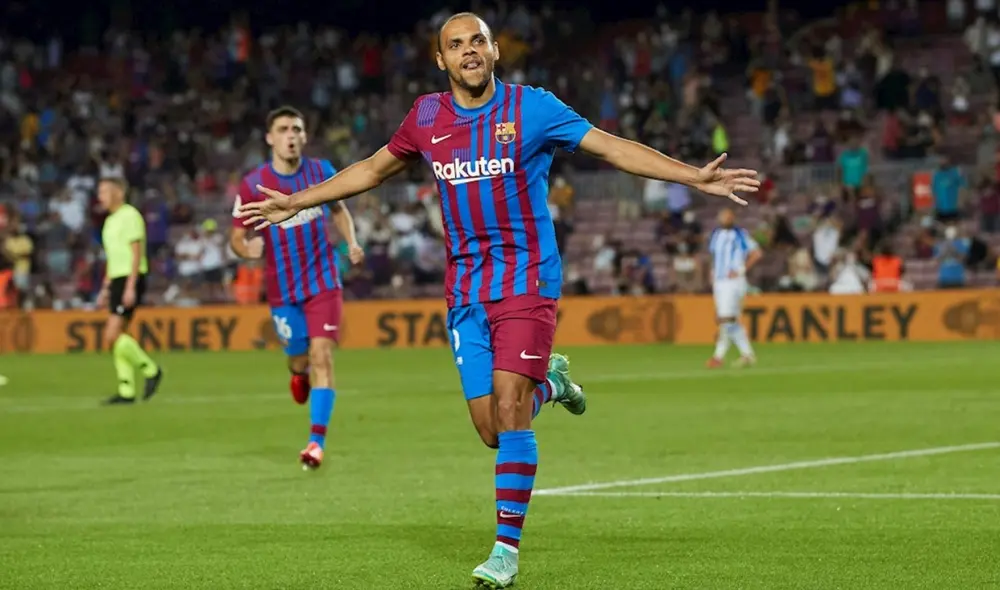 El delantero danés Martin Braithwaite marcó un doblete . Foto: EFE