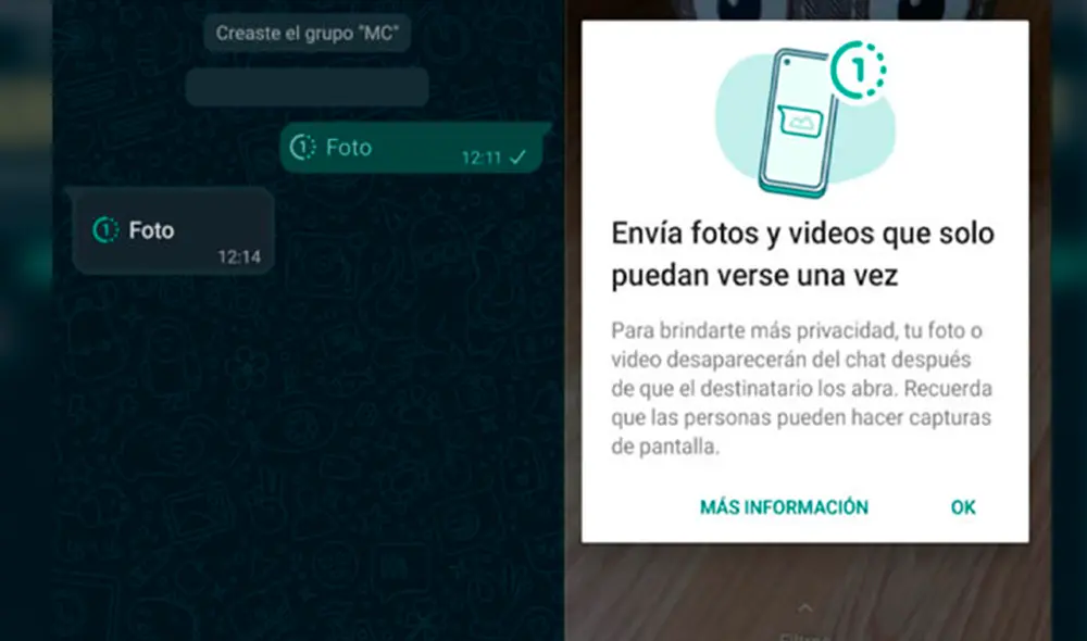 Aprende cómo visualizar las imágenes 'autodestructibles' de WhatsApp. Imagen: composición La República Aprende cómo visualizar las imágenes 'autodestructibles' de WhatsApp. Imagen: composición La República