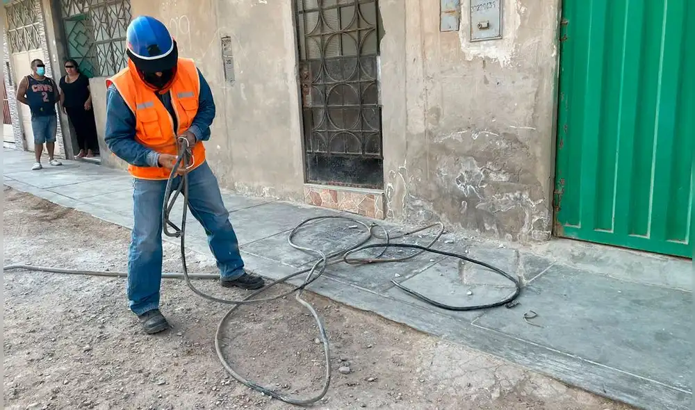 ENSA aseguró que trabaja para seguir identificando nuevas conexiones clandestinas. Foto: ENSA ENSA aseguró que trabaja para seguir identificando nuevas conexiones clandestinas. Foto: ENSA