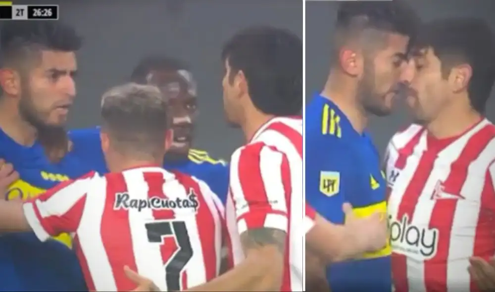 Carlos Zambrano alinea el once titular de Boca Juniors, en el partido ante Estudiantes La Plata. Foto: captura TNT Sports Carlos Zambrano alinea el once titular de Boca Juniors, en el partido ante Estudiantes La Plata. Foto: captura TNT Sports