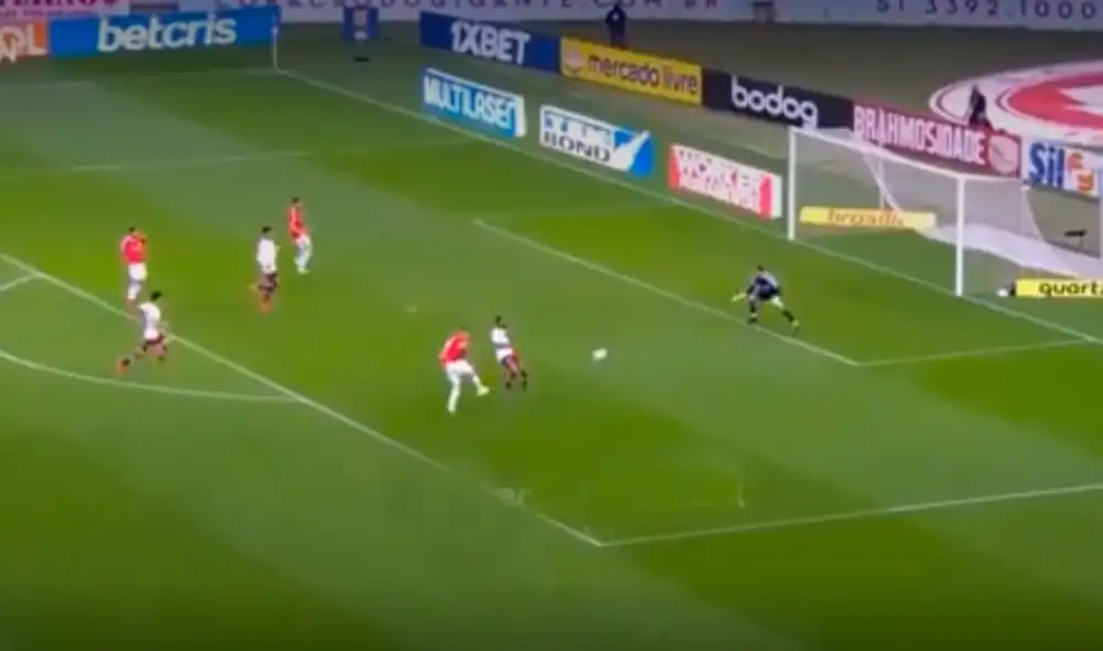 Inter de Porto Alegre goleó 4-2 a Fluminense por la fecha 16 del Brasileirao. Foto: captura