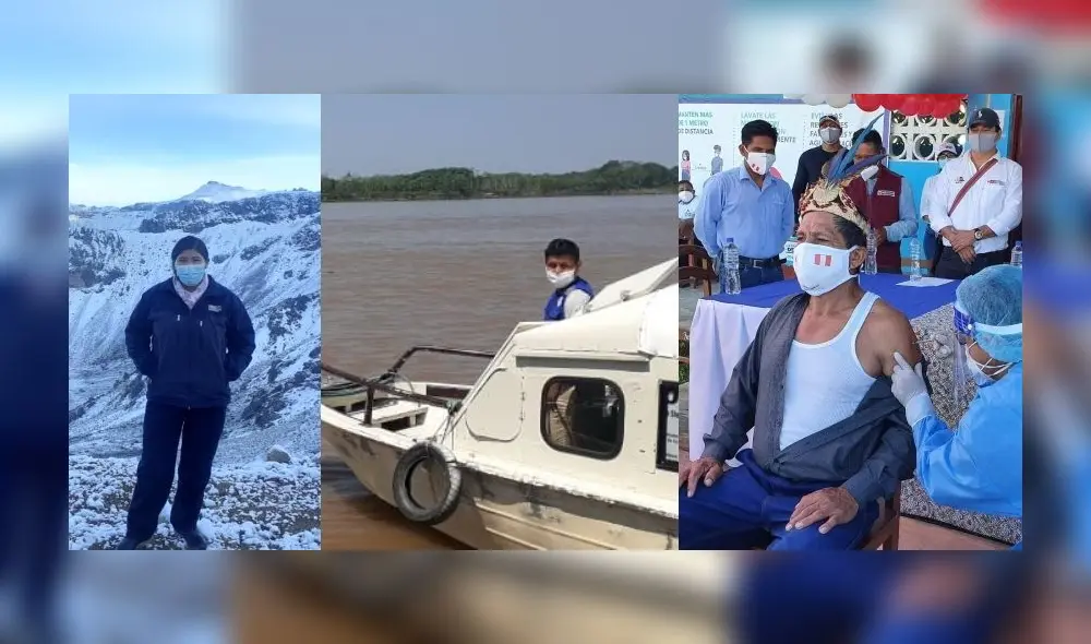 La vacunación en el Perú avanza gracias a la labor de ellos. Foto: composición LR