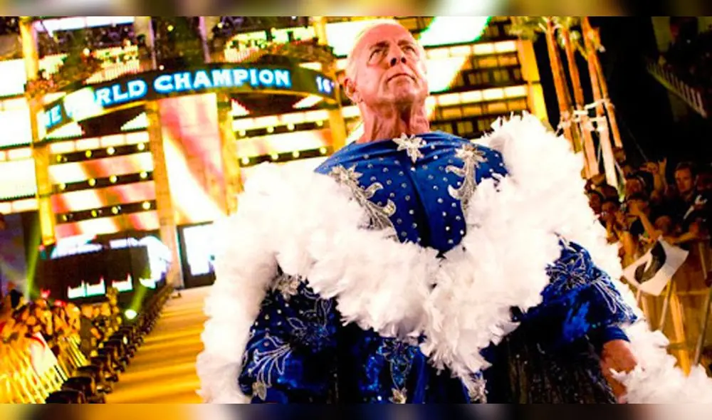 Ric Flair se retiró de la WWE hace algunos días. Foto: WWE