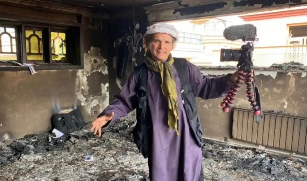 El periodista chileno Jorge Said busca salir de Afganistán por la toma de poder de los talibanes. Foto: Jorge Said El periodista chileno Jorge Said busca salir de Afganistán por la toma de poder de los talibanes. Foto: Jorge Said