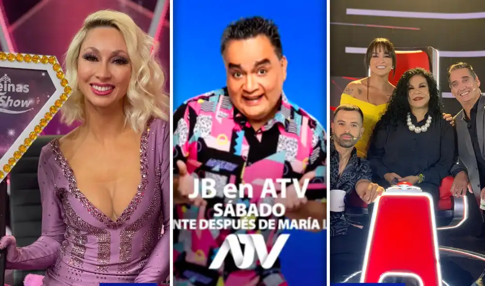 La voz Perú tuvo su tercera noche de eliminación, Reinas del show presentó la denominada noche de vedettes y JB en ATV emitió un divertido sketch de Lionel Messi. Foto: composición Instagram
