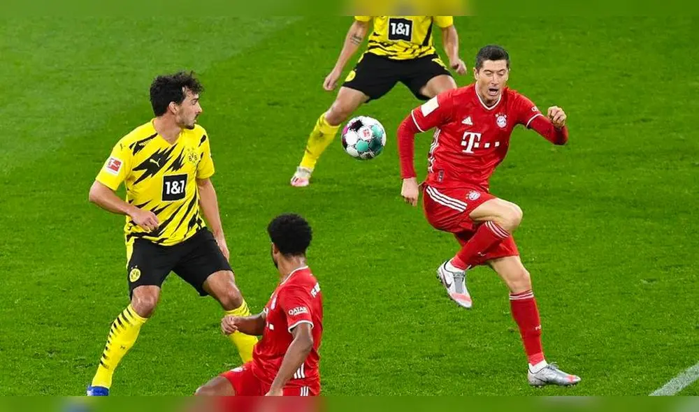El Borussia Dortmund vs. Bayern Munich se podrá ver desde la 1.30 p. m. (hora peruana). Foto: EFE El Borussia Dortmund vs. Bayern Munich se podrá ver desde la 1.30 p. m. (hora peruana). Foto: EFE