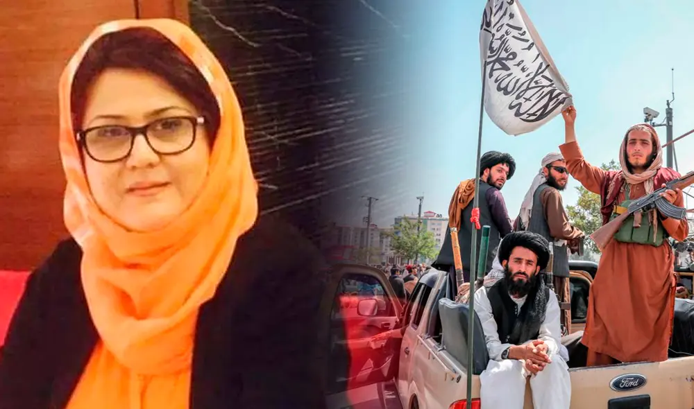 Elay Ershad, parlamentaria afgana, no se marchará de Kabul. Foto: composición/ STRINGER-EFE Elay Ershad, parlamentaria afgana, no se marchará de Kabul. Foto: composición/ STRINGER-EFE