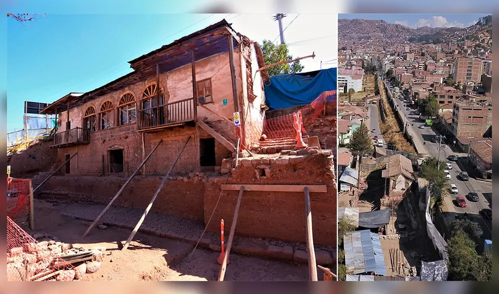 Luego de ser desmontada, los terrenos quedarán liberados para la ampliación de dicha avenida. Foto: Municipalidad de Cusco