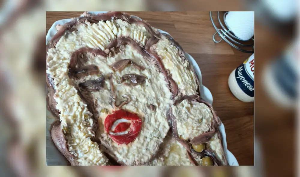 La peculiar forma del platillo divirtió en redes sociales. Foto: captura de Twitter