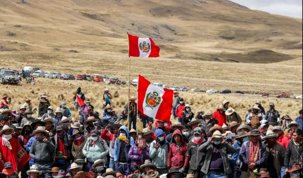Comuneros de Chumbivilcas decidieron reanudar protestas. Foto: GLR. Comuneros de Chumbivilcas decidieron reanudar protestas. Foto: GLR.