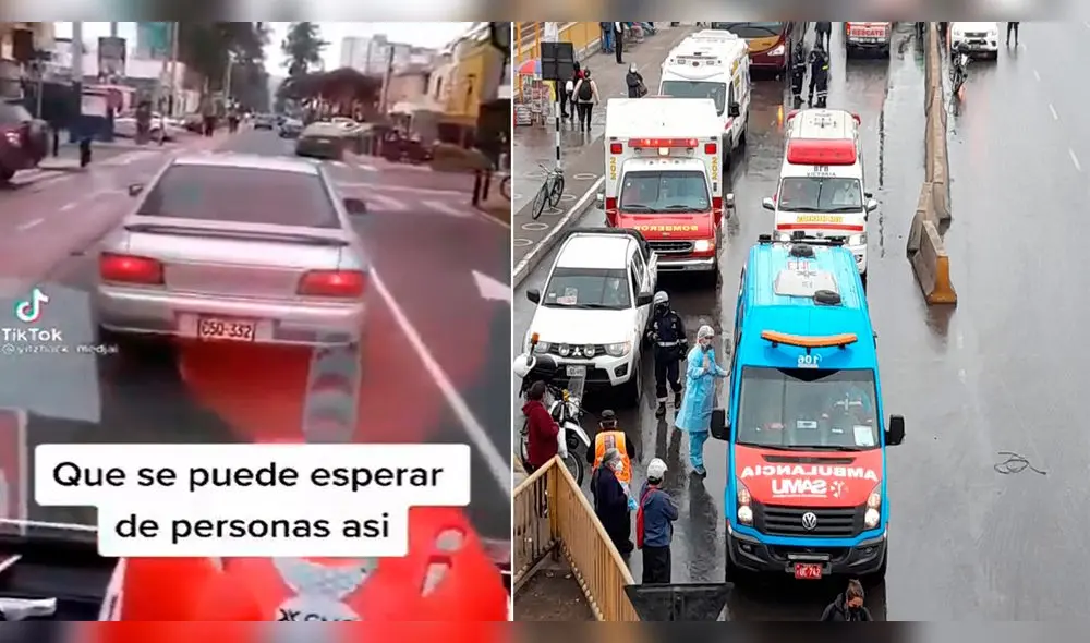 Es primordial ceder el paso a una ambulancia, porque así podemos colaborar en la atención oportuna de personas en emergencias. Foto: Twitter/SAMU Es primordial ceder el paso a una ambulancia, porque así podemos colaborar en la atención oportuna de personas en emergencias. Foto: Twitter/SAMU