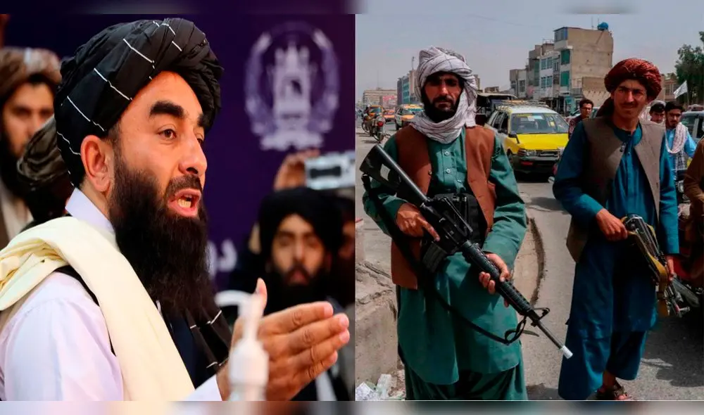 Más de 20 años después de la rendición talibán ante la misión de Estados Unidos y la Alianza del Norte Afgana, los líderes talibanes tomaron el control de Afganistán. Foto: composición/EFE