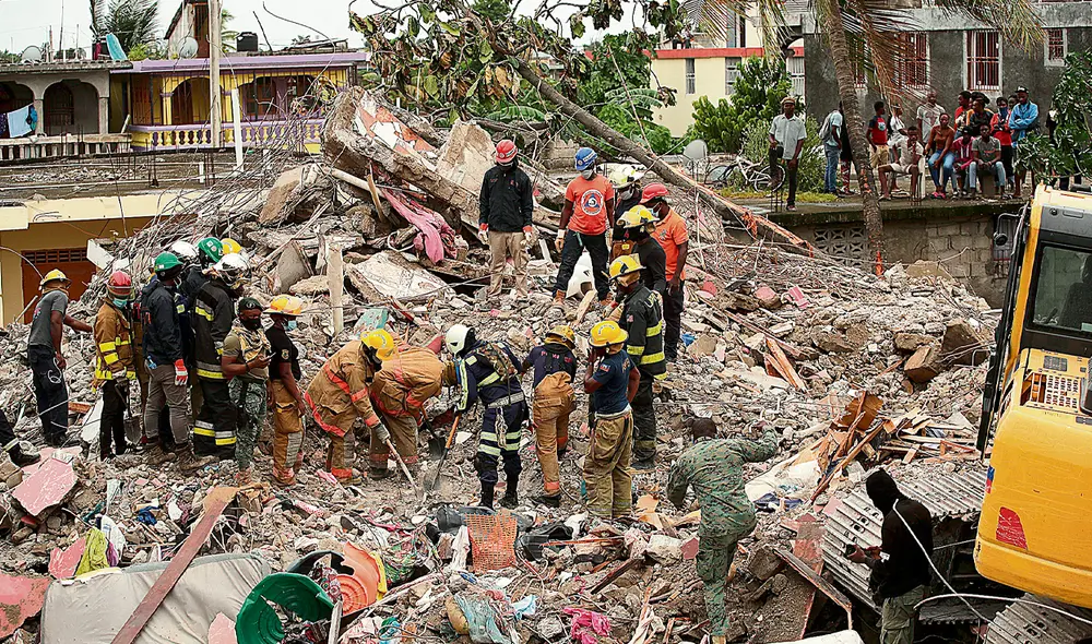 Fenómeno. El terremoto resultó devastador para la nación latinoamericana. Foto: EFE Fenómeno. El terremoto resultó devastador para la nación latinoamericana. Foto: EFE
