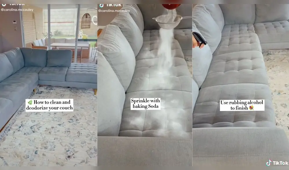 Carolina suele compartir tutoriales de limpieza en su cuenta de TikTok. Foto: captura de TikTok Carolina suele compartir tutoriales de limpieza en su cuenta de TikTok. Foto: captura de TikTok