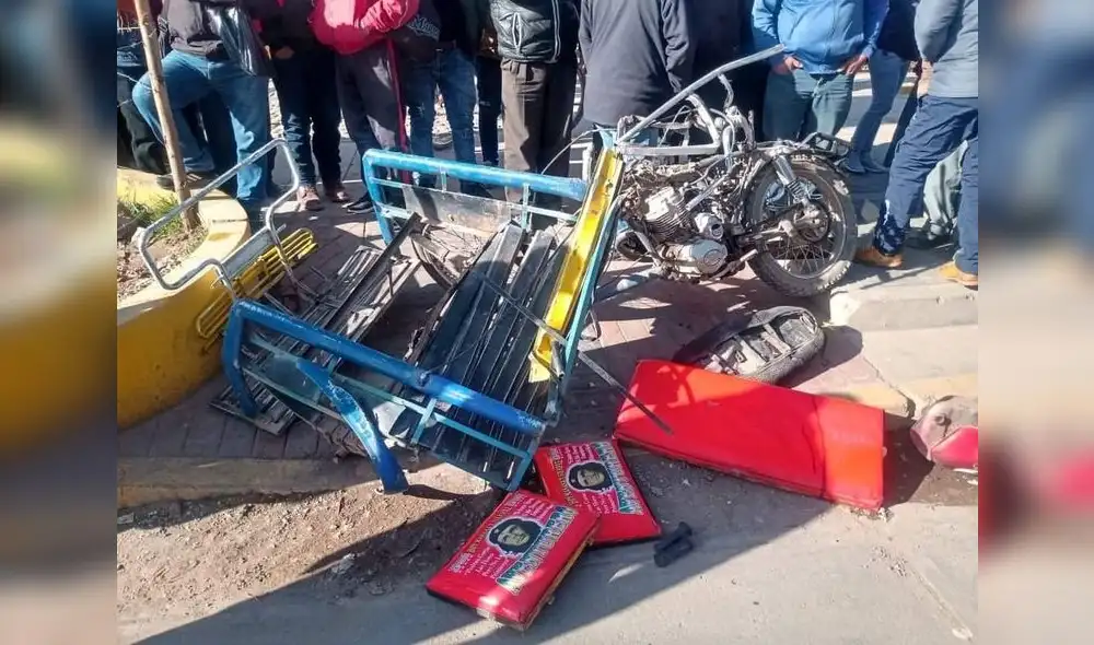 La víctima, de 44 años, falleció de forma instantánea. Foto: PNP La víctima, de 44 años, falleció de forma instantánea. Foto: PNP