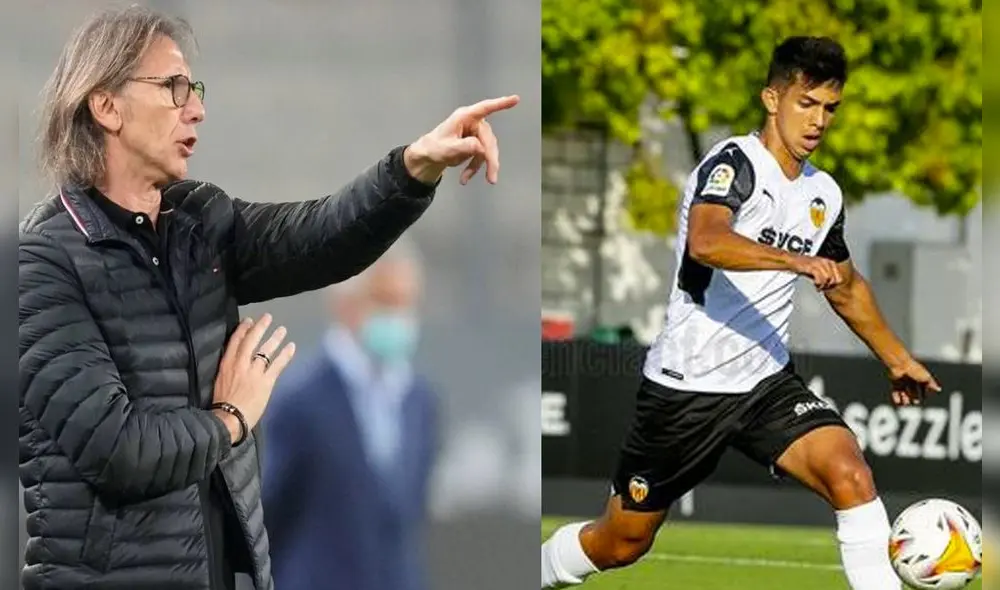 Juan Carlos Oblitas declaró que Burlamaqui es seguido por el entrenador de la selección. Foto: composición EFE/Club Valencia Juan Carlos Oblitas declaró que Burlamaqui es seguido por el entrenador de la selección. Foto: composición EFE/Club Valencia