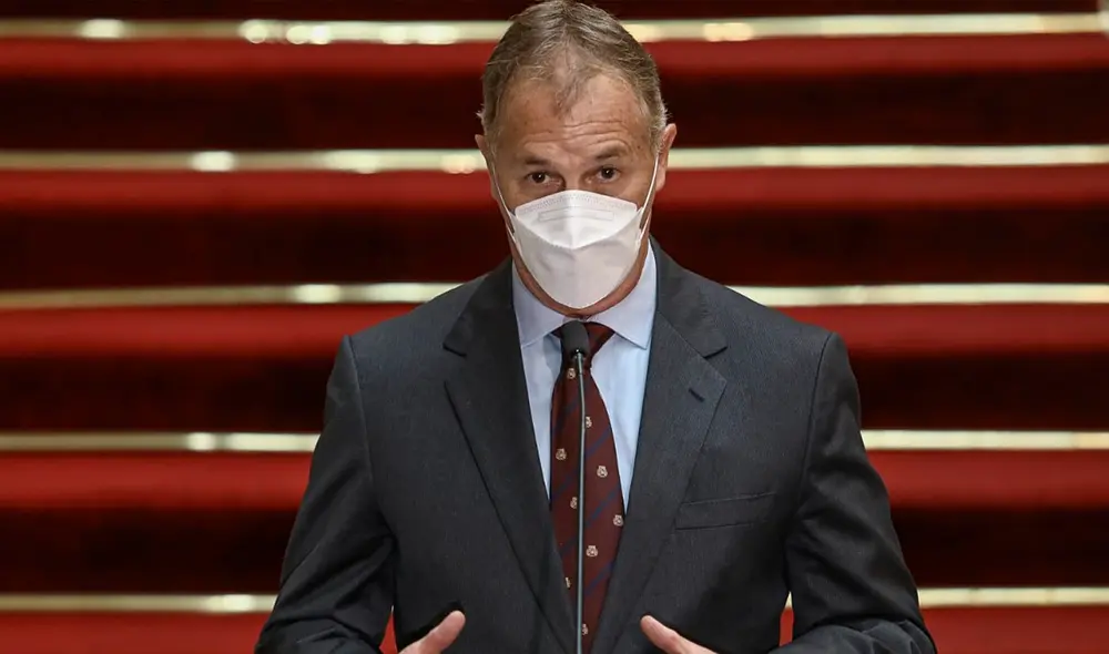 Jorge Muñoz se reunió con Pedro Castillo el miércoles 18 de agosto. Fotos: Aldair Mejía/La República