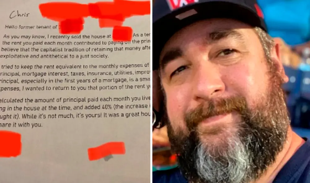 El propietario quiso compartir las ganancias de la venta de su casa con sus inquilinos. Foto: captura de Facebook El propietario quiso compartir las ganancias de la venta de su casa con sus inquilinos. Foto: captura de Facebook
