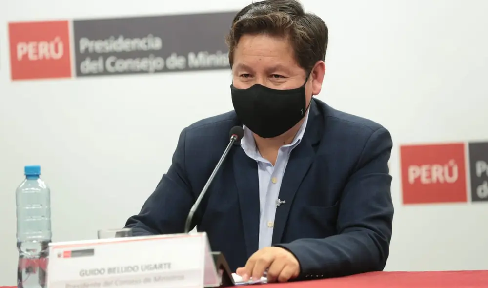 Bellido juró como presidente del Consejo de Ministros el último 29 de julio. Foto: PCM Bellido juró como presidente del Consejo de Ministros el último 29 de julio. Foto: PCM