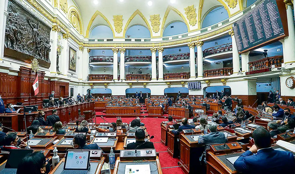 Pleno. El Congreso sesiona hoy con una clara agenda de carácter obstruccionista. Foto: Congreso