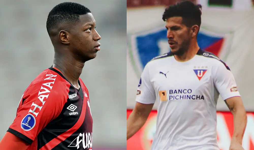 La LDU Quito tiene la ventaja por 1-0 luego de su victoria en la ida. Foto: composición / FB Atlético Paranaense / FB LDU Quito