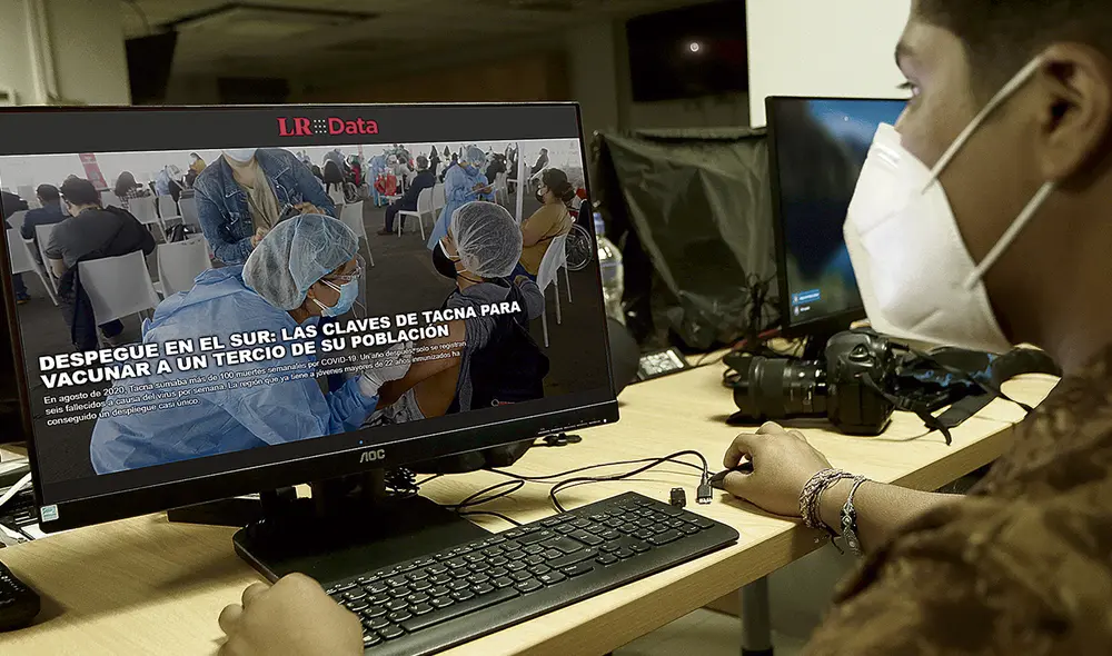 Portal web. Un proyecto orientado al trabajo con datos. Foto: La República Portal web. Un proyecto orientado al trabajo con datos. Foto: La República