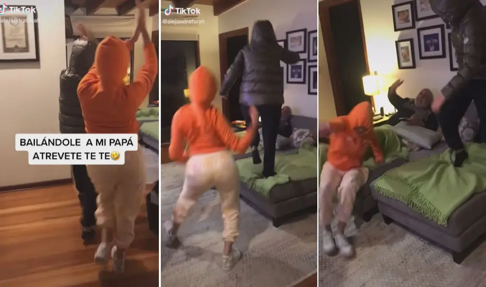 Esta escena hizo reír a miles de usuarios en las redes sociales. Foto: captura de TikTok