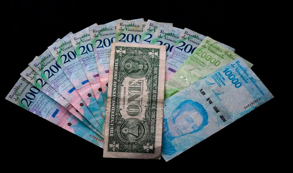 Precio del dólar en Venezuela, según página Dolar Today. Foto: AFP Precio del dólar en Venezuela, según página Dolar Today. Foto: AFP