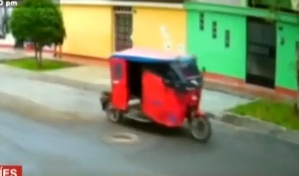 Los sujetos llegaron a bordo de una mototaxi y la amenazaron con armas de fuego. Foto: captura de pantalla/ Latina Noticias