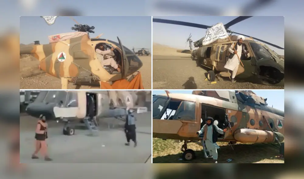 La mayor parte del armamento ha sido incautada a las fuerzas afganas que entregaron Kabul sin dar combate. Foto: difusión