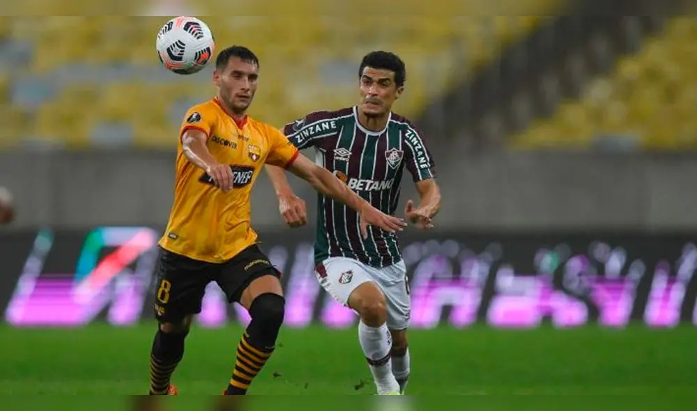 Barcelona SC vs. Fluminense se podrá sintonizar desde las 7.30 p. m. (hora peruana). Foto: AFP