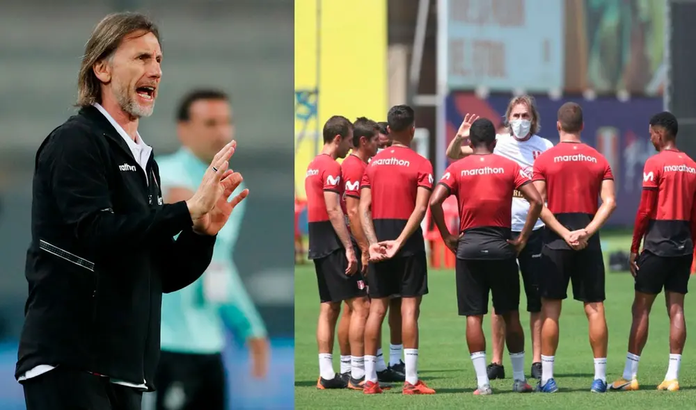Ricardo Gareca dará una lista de convocados más larga de lo habitual para los partidos que jugará Perú en septiembre. Foto: composición/AFP/difusión