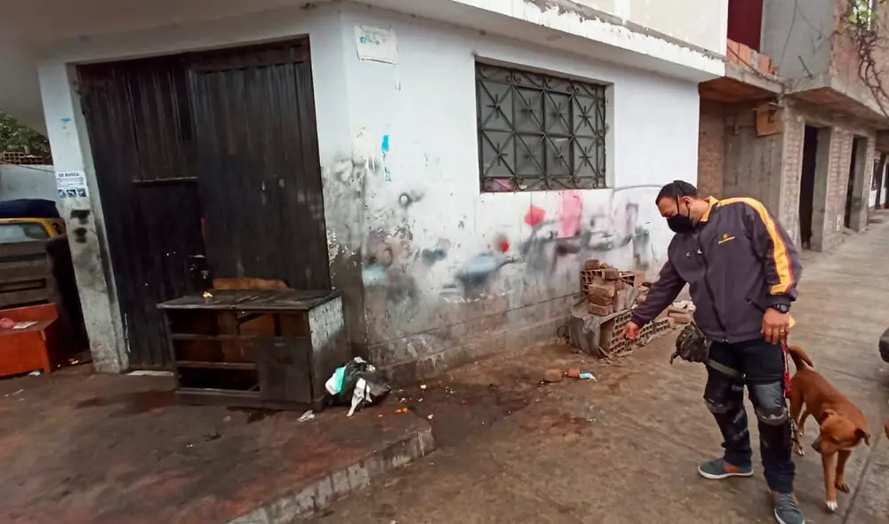 Saavedra se encontraba camino a su domicilio cuando fue interceptado en la avenida San Hilarión Oste. Foto: Joel Robles / URPI-LR Saavedra se encontraba camino a su domicilio cuando fue interceptado en la avenida San Hilarión Oste. Foto: Joel Robles / URPI-LR