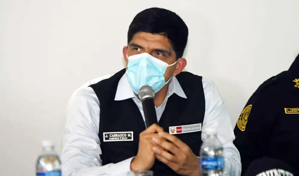 Juan Carrasco es uno de los ministros cuestionados por la oposición en el Congreso. Foto: Ministerio del Interior Juan Carrasco es uno de los ministros cuestionados por la oposición en el Congreso. Foto: Ministerio del Interior