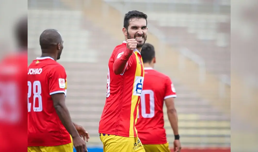 Germán Pacheco de Atlético Grau anotó tres goles en este partido. Foto: FPF