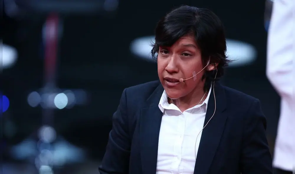 Gabriela Salvador fue candidata al Congreso con el Partido Morado. Foto: Andina/Twitter