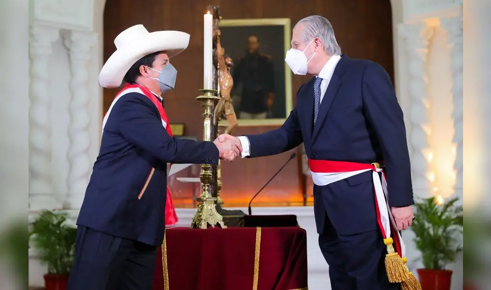 Óscar Maúrtua asume el Ministerio de Relaciones Exteriores tras la renuncia de Héctor Béjar. Foto: Presidencia Óscar Maúrtua asume el Ministerio de Relaciones Exteriores tras la renuncia de Héctor Béjar. Foto: Presidencia