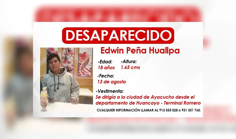 La última comunicación que mantuvo con sus familiares fue el viernes 13 de agosto . Foto: composición/La República La última comunicación que mantuvo con sus familiares fue el viernes 13 de agosto . Foto: composición/La República