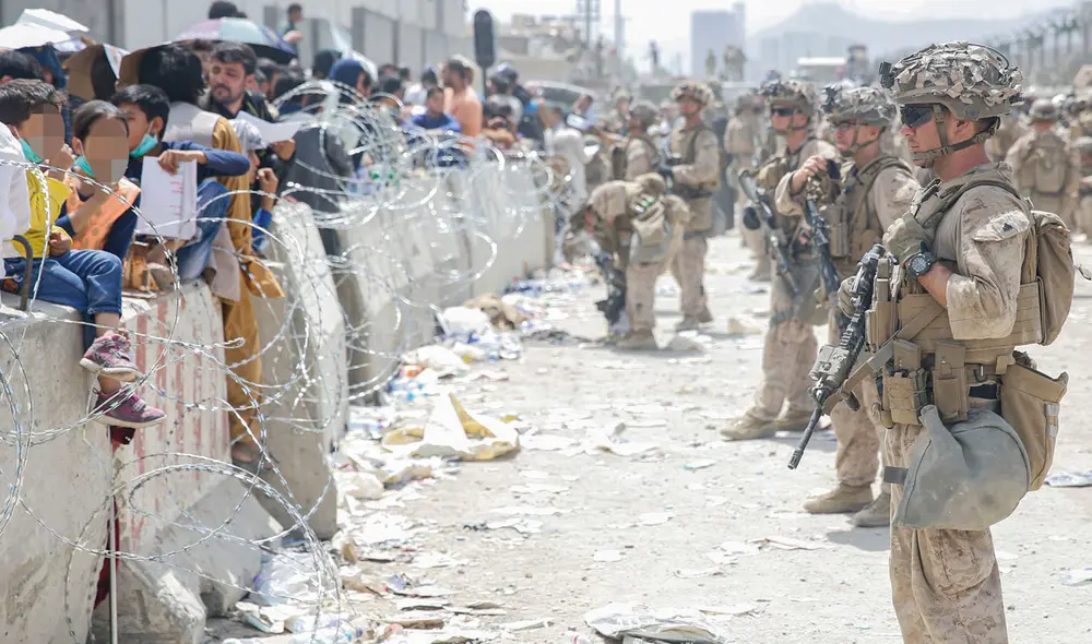 Las evacuaciones de civiles quedaron suspendidas durante varias horas el viernes por la saturación de las bases de Estados Unidos en el Golfo, sobre todo en Catar. Foto: AFP Las evacuaciones de civiles quedaron suspendidas durante varias horas el viernes por la saturación de las bases de Estados Unidos en el Golfo, sobre todo en Catar. Foto: AFP