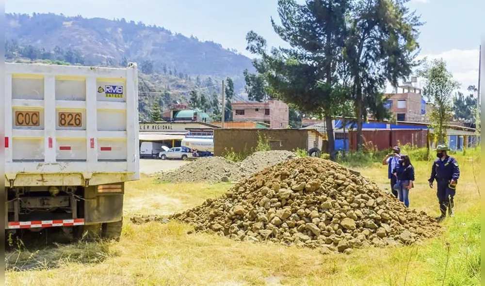 Polimetálicos fueron descargados en presencia del Ministerio Público y autoridades regionales. Foto: difusión.