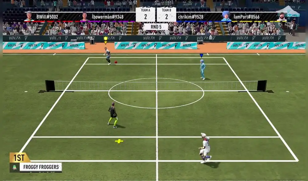 Serán ocho minijuegos los que ofrecerá Volta Arcade en FIFA 22, pero solo 5 de ellos se podrán jugar desde el 1 de octubre. Foto: EA Sports