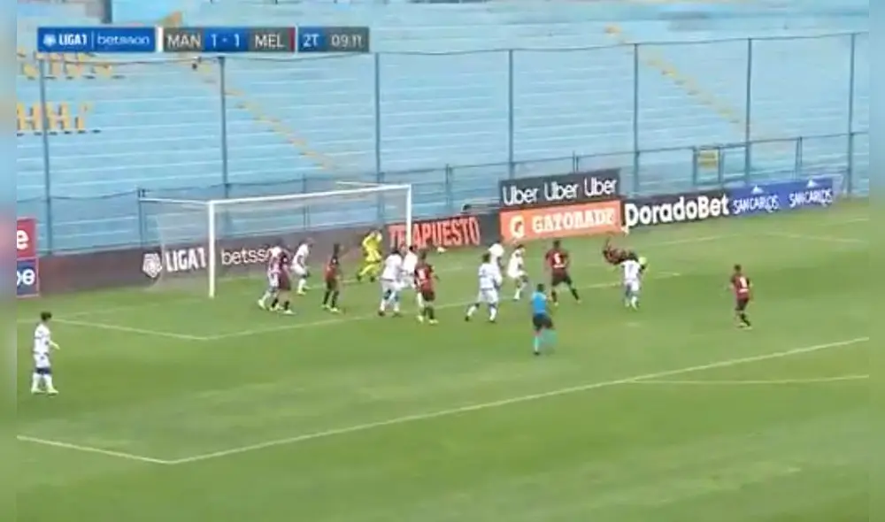 Melgar se enfrenta a Mannucci por la octava jornada de la Fase 2 de la Liga 1. Foto: captura Gol Perú