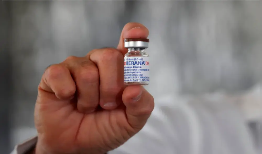 Tres son las vacunas desarrolladas por cuba contra la COVID-19 siendo Soberana 02 y Soberana Plus las nuevas alternativas aparte de Abdala. Foto: EFE