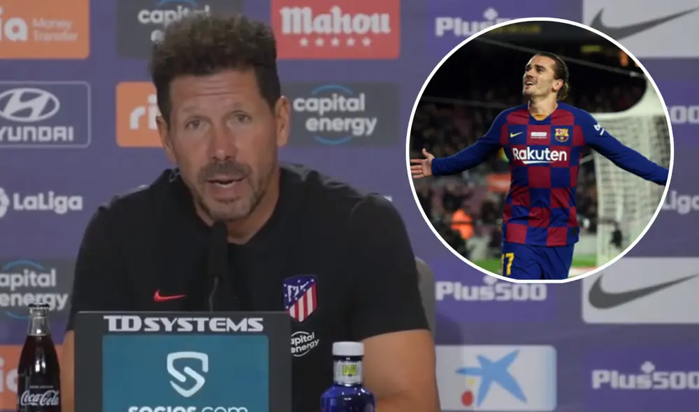 Simeone y el Atlético de Madrid enfrentarán este domingo 22 al Elche por la segunda fecha de LaLiga. Foto: AFP